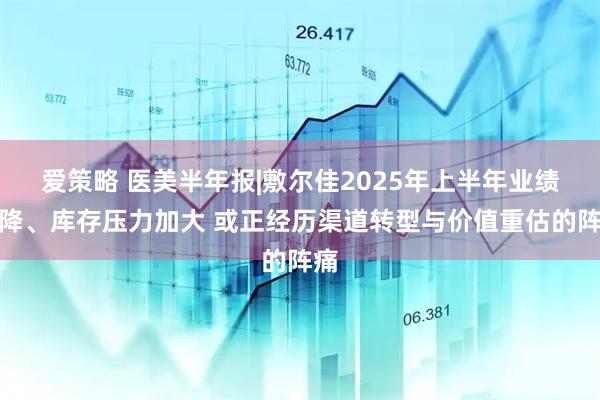 爱策略 医美半年报|敷尔佳2025年上半年业绩双降、库存压力加大 或正经历渠道转型与价值重估的阵痛